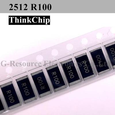 China 2512 resistor de alta tensão da microplaqueta de R100 0.1R 1% 50PPM 3W à venda