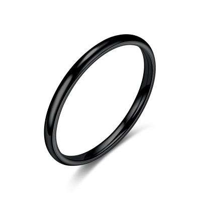 China CLASSIC Fashion Amazon Couples Ring Jewelry Women Stainless Steel Daily Simple Ring for sale