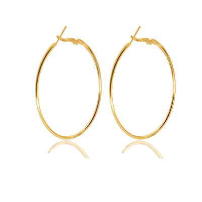 China CLASSIC Circle Earrings Simple Fashion Jewelry Gold Earring Designs For Women for sale