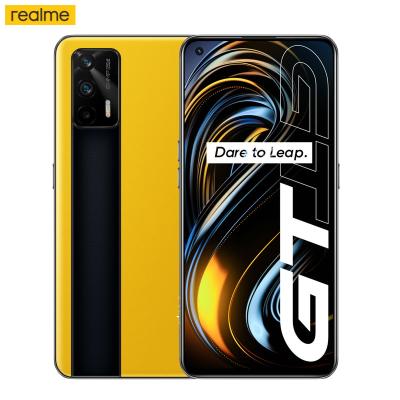 China Global Wholesale Dual SIM Card Realme GT Qualcomm Snapdragon 888 Version 5G 12GB+256GB 65W SuperDart Charging Smartphone Hot Selling for sale