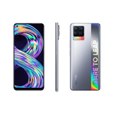 China Realme 8 Smartphone Hot Sale 6GB+128GB 64MP Quad Camera Helio G95 6.44inch AMOLED Dual Display 30W Charge 5000mAh Battery Smartphone for sale