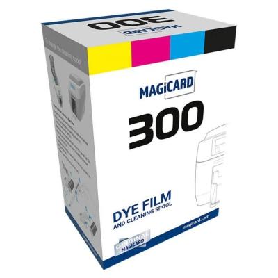 China Print different CR80 size pvc card Orignal  MA300 YMCKO Color Ribbon for Magicard  Enduro 3E  / Pronto / Rio Pro Plastic Pvc Card Printer for sale