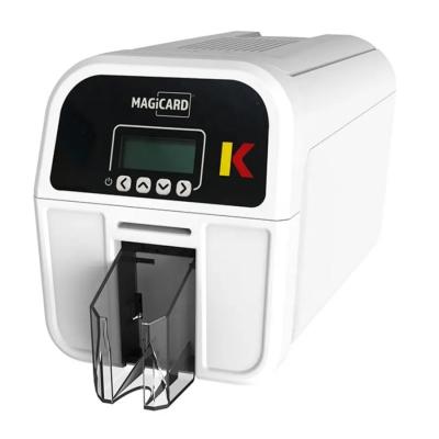 China Original high efficiency Magicard K single side dual side plastic card printer for id card  pvc card CR80 (credit card size) for sale