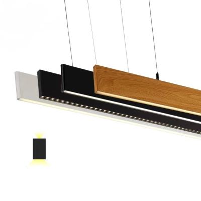 China Modern Customized Modern Commercial Minimalist Office School Hanging Linear Lights Linkable Pendant LED Linear Lights for sale