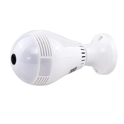 China PAN-TILT Selling 360 Degree Panoramic Wifi Cctv1080P Security IP Network 1.3Mp Wireless Smart Bulb Camera With V380 SD Card for sale