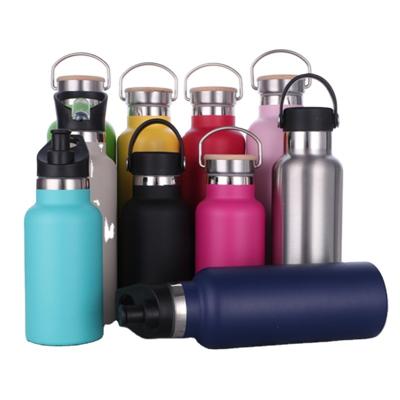 China 350ml PORTABLE Thermos Flask Sports Water Bottles Stainless Steel Metal Vacuum Insulated Leak Proof Drinking Water Bottle With Metal Lid for sale