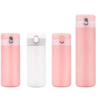 China PORTABLE Hot Selling Double Wall Vacuum Stainless Steel Water Bottle With Bounce Lid For Lady Thermos Bottle 480ml for sale