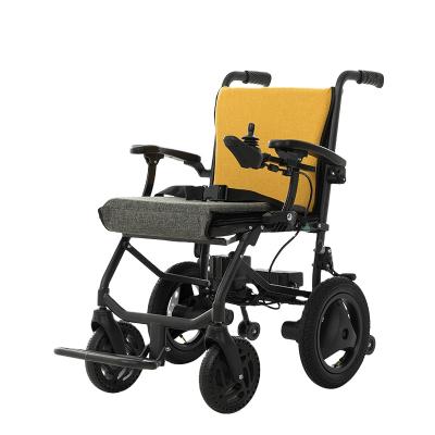 China Aluminum lithium battery electric folding alloy+Detachable elderly disabled rehabilitation wheelchairD2-B for sale