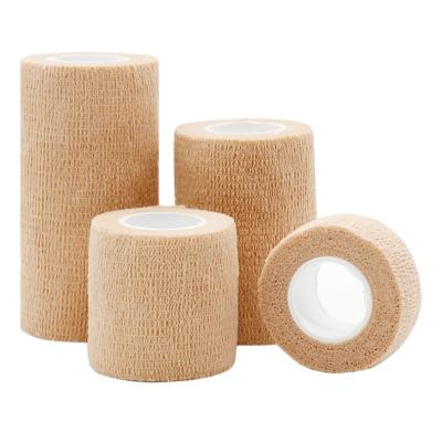 China Non woven fabric medical elastic bandage self adhesive elastic sports bandage ankle cuff gaiters ankle finger fixation bandagemedical bandage for sale