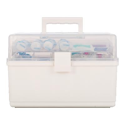 China Family Medicine Portable White Plastic First Aid Kit ABH-J004A for sale