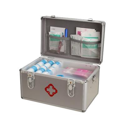 China Aluminum Adjustable Shoulder Strap Home Use External First Aid Kit ABH-S002B for sale