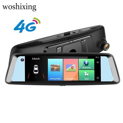 China 7 Inch Dual Touch Screen Navigation NIGHT VISION 4G Dash Camera Android Car Dashcam Android Wireless Car Mirror Voice for sale