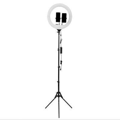 China Smart Phone 24 Inch LED Make Up Ring To Fill Tripod Stand Ringlight Selfie Light Dimmable Led Ring Light for sale