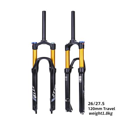 China ZTTO MTB Mountain Bikes 120mm 18 Inch Travel Air Suspension Mountain Bike QR Fork Quick Release Straight Tube 1 26 Disc Brake Mount 27.5 29 for sale