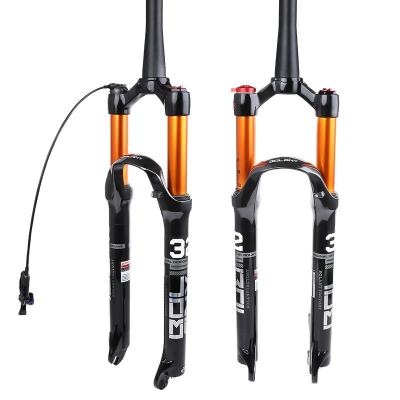 China BMX BOLANY Quick Fork Alloy Bike Suspension 26/27.5/29inch StraightTapered Tube Lockout Magnesium Air MTB Bicycle Front Solo for sale