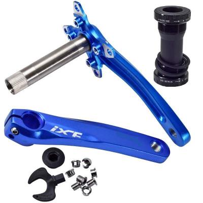 China Mountain Bikes 104BCD Aluminum Alloy MTB Bike Crankset Road Bicycle Crank Arm With Bottom Mountain Bicycle Parts Accessories Crank Set 170mm for sale