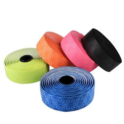 China Accessories Non-Mountain Road Bike Handlebar Tape Silicone Slip Sweat Absorbing Cycling Grip Recycling Absorbing Shock Absorbing Strap for sale