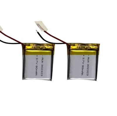 Κίνα Ελαφρύ 3.7V 90mAh LiPo μπαταρία 351624 302323 μπαταρία Πράσινη ενέργεια προς πώληση