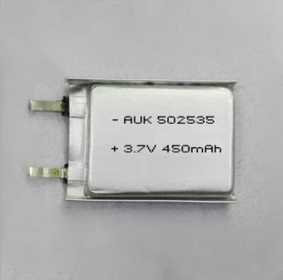 Κίνα 1C Μικρή μπαταρία LiPo 3.7V 450mAh Κελίδα 502535 Για ηλεκτρικό εργαλείο προς πώληση