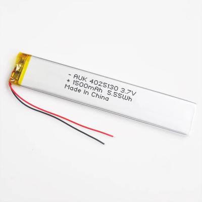 中国 OEM カスタム リポ バッテリー 3.7v 1500mah 再充電103048 4025130 販売のため