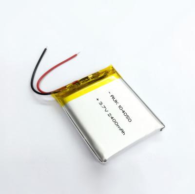 Chine Batterie au lithium polymère LiPo en argent 2400 MAH 104050 Cellule 3,7 V à vendre