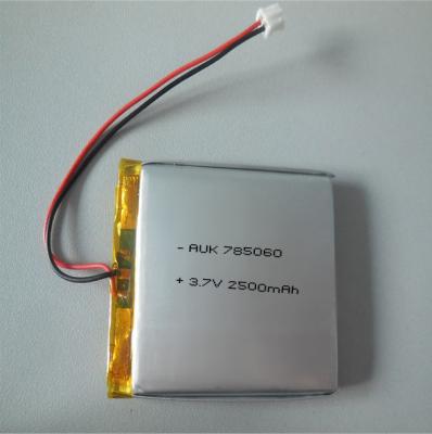 China 1C 3.7V 2500mAh oplaadbare LiPo-batterij overstromingsbescherming Te koop