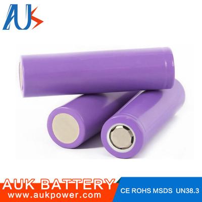 China 5C Li-ion batterijcellen 2500mAh 18650 Lithiumbatterij 3.7v Voor elektrische gereedschappen Te koop