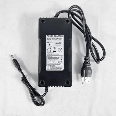 China Cargador de batería de iones de litio de 16.8v negro 5A 6A 8A 10A luces de giro inteligentes en venta