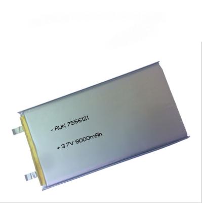 Κίνα 3.7V 8000mAh μπαταρία LiPo επαναφορτιζόμενη 7566121 μπαταρία ανθεκτική σε έκρηξη προς πώληση