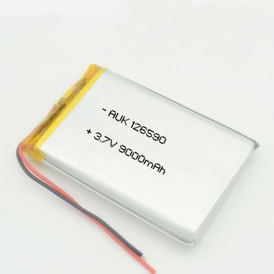 China 9000mah 3.7V Bateria recarregável Li-ion Polymer Cell 1C Lithium Polymer à venda