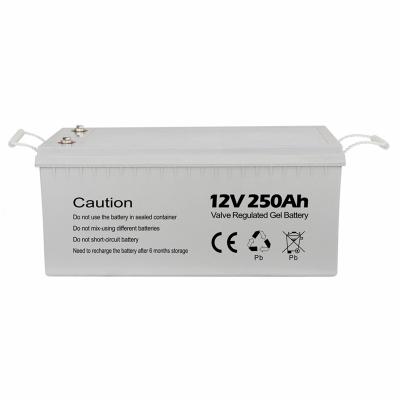 China 12v LiFePO4 Energy Storage Battery 200ah 250ah Gel Lead Acid Battery for sale