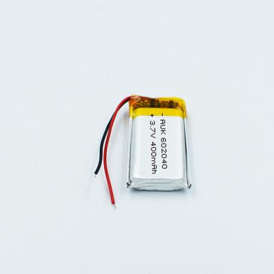 China Wiederaufladbare Lithium-Ionen-Polymer 602040 3,7v 450mah 400mAh Lipo-Batterie für drahtlose Kopfhörer zu verkaufen