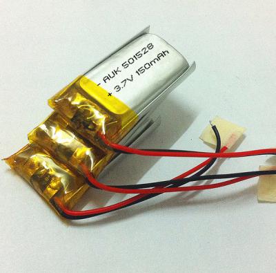 中国 3.7V 150mah 501528 Lipo Battery 4.2V 200mah 280ah 250mAh Lithium Polymer Battery With CE IEC62133 販売のため