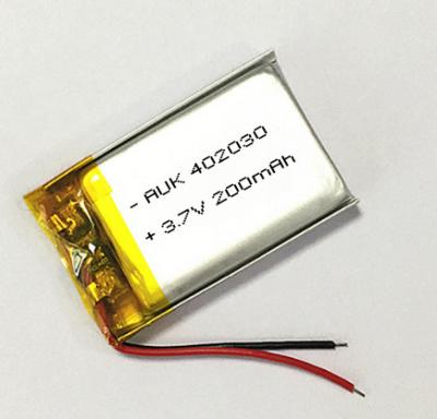 중국 402030 200mAh 3.7V 리?? 폴리머 배터리 스마트 팔찌 음성 레코더 GPS 태블릿 PC 애완 동물 훈련 도구 웹캠 배트 판매용