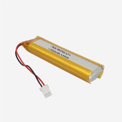 China A bateria de polímero de lítio AUK KC certificada 951768 3.7V 1200mAh para equipamentos médicos e luzes de projeção inteligentes. à venda