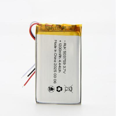 China AUK 503759 1200mAh 3.7V Bateria de íons de lítio de polímero com KC MSDS CE para bateria de bomba de mama à venda