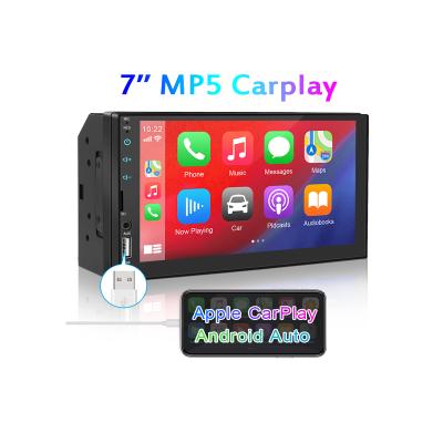 China 7 Inch Monitor Touch Screen Apple Carplay Mini Universal Car Stereo 2 Din DVD Audio Player for sale