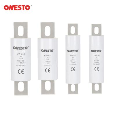 China 25*110mm ONESTO EV Battery Fusible DC Fuse Link Car Protection Fuse Electric Car Circuit Breakers Fuse Holder Inverter for sale