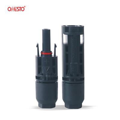 China PC Onesto PV Component Connector 1000V 4mm2 6mm2 TUV Certified Connector 1500V for sale