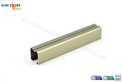 China Rechteckige Verdrängungs-Bronze-Farbe anodisiertes Aluminiumprofil für Fenster zu verkaufen