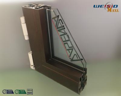 China Aluminiumfenster-Profile des Bau-AA6063 T5/hölzerne strukturelle Aluminiumformen zu verkaufen