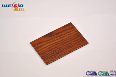 China Mirada de madera interior decorativa compuesta de aluminio del grano de los paneles de pared del metal en venta