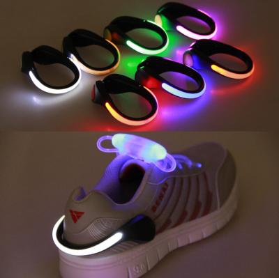 China Fitness Night Sports Flashing LED Accessories Running Shoe Clip Cycling Outdoor Safe Equipment for sale