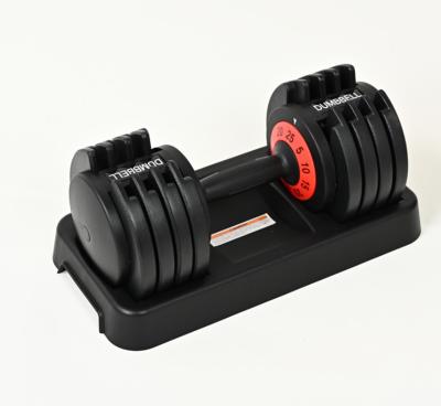 China Dumbbell Wholesale 32kg Rubber Covered Dumbbells Manufacturing Adjustable Rubber Dumbbells Smart Dumbbells for sale