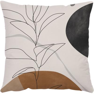 China Modern minimalist Central Institute of Statistics anti-static digital printing pillow cover home sofa cushion pillow cover customization for sale