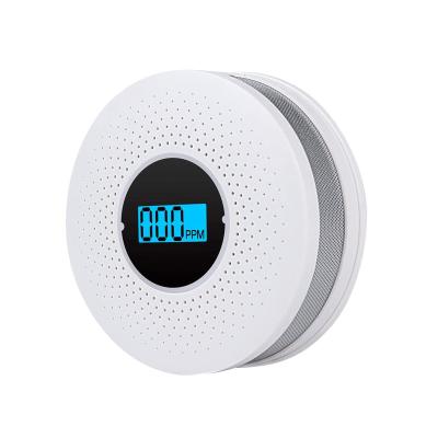 China LED Display 2 Compound In 1 Smart Carbon Monoxide Smoke Detector Co Detector Carbon Monoxide Detector for sale