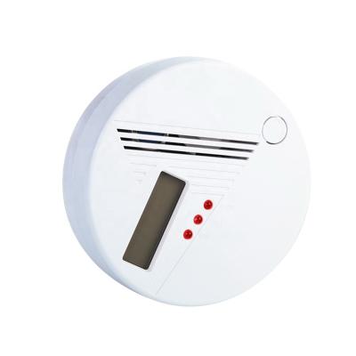 China Freestanding ABS Carbon Monoxide Alarm Coal Burning CO Detection Alarm Anti-poisoning Carbon Monoxide Alarm for sale