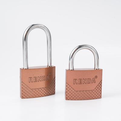 China Direct Sales High Quality Modern Multiple Durable Cerrar Multiple Half-Grid Atomic Security 32mm Height Locked Long Beam Locks Padlock for sale