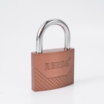 China Fechadura Durable High Quality Half-Grid Fine Workmanship Padlock Standard Security 63mm Atomic Long Beam Locks for sale