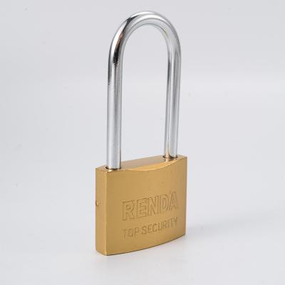 China Cerrar Gold Color Locks Antirust Padlock Customized New Product Customized Safety 50mm Factory Price Durable High Fechadura for sale